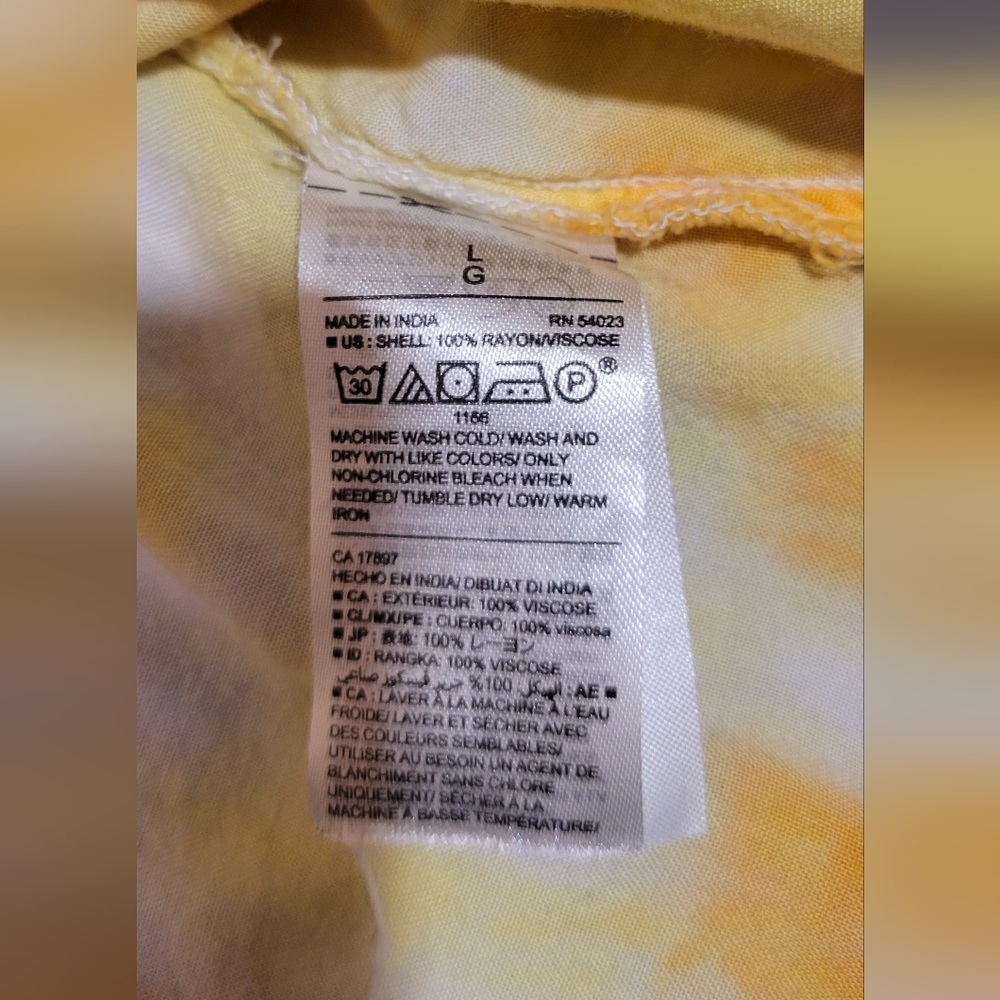 ☀️Old Navy Tie dye Flowy Tank Top Size L - Picture 4 of 5